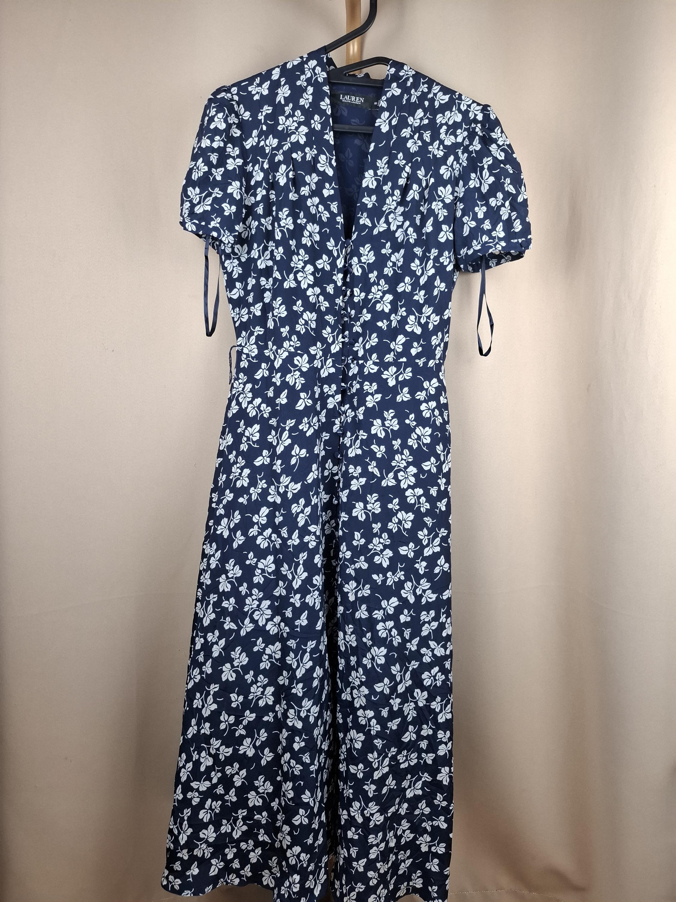 Blue floral ralph lauren dress