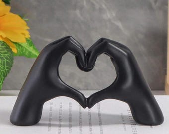 Resin Hand Gesture Heart Shape Decoration, Room Decor, Bedroom DecorBest Gifts