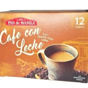 Cafe con Leche with Muscovado Sugar 3 in 1 Spanish Style Coffee 12 sachets per box