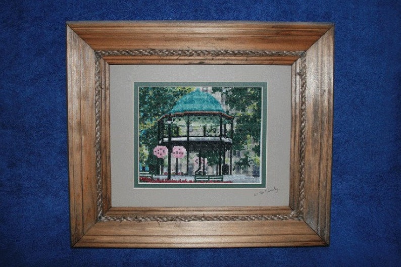 Chart of King Square's Band Stand, Saint John, New Brunswick image 1