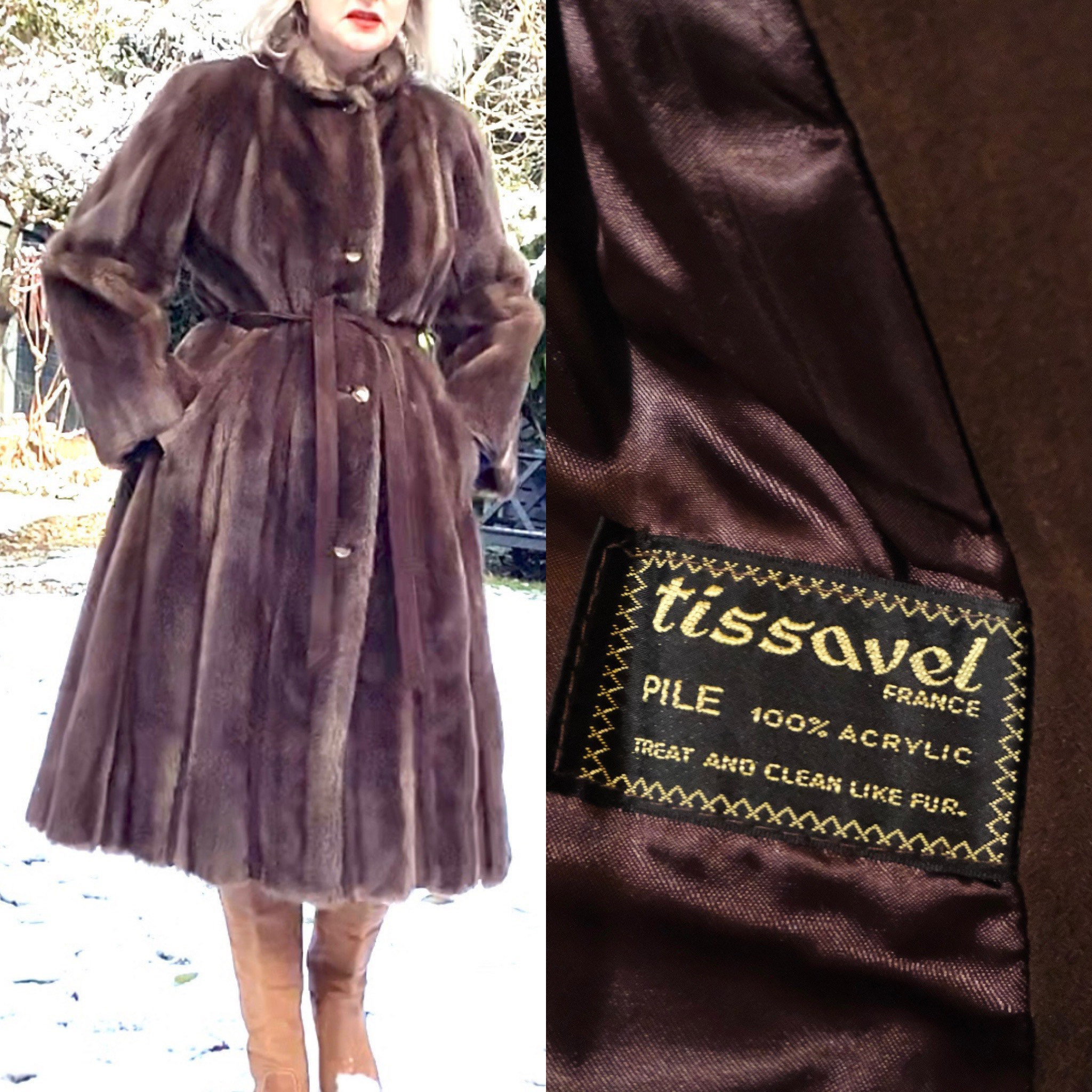 Tissavel fur coat - Etsy 日本