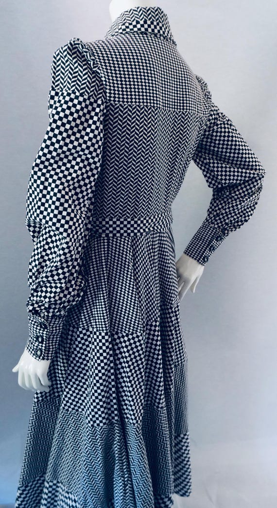 Vintage 1970s Rare Jean Varon John Bates Cotton C… - image 8