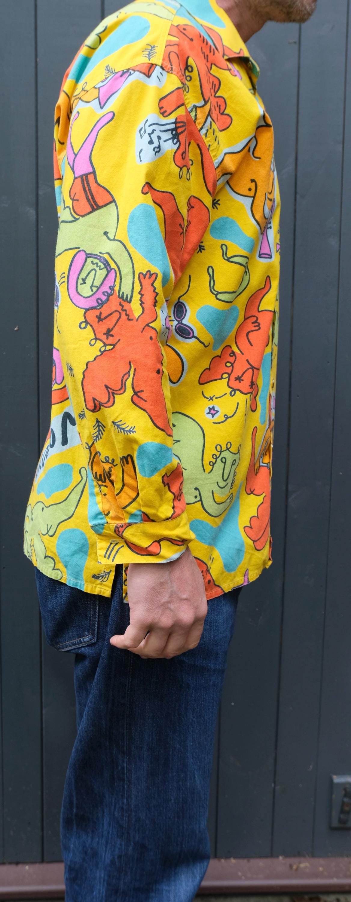 チョロシメオネ　インテルシャツ Florence x Sig Zane Kalo Aloha Shirt – Florence Marine X