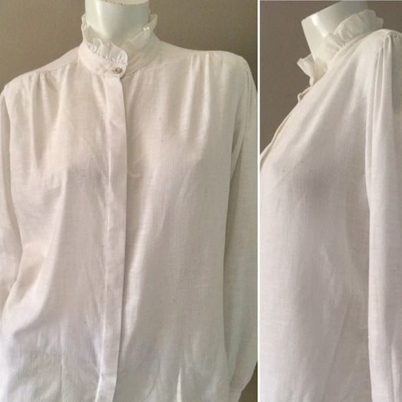 Vintage Austrian Tracht Folk Blouse 'Original Resi