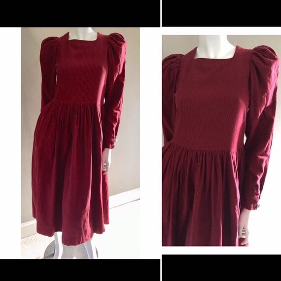 Laura Ashley Vintage 1980s 80s Prairie Edwardian D
