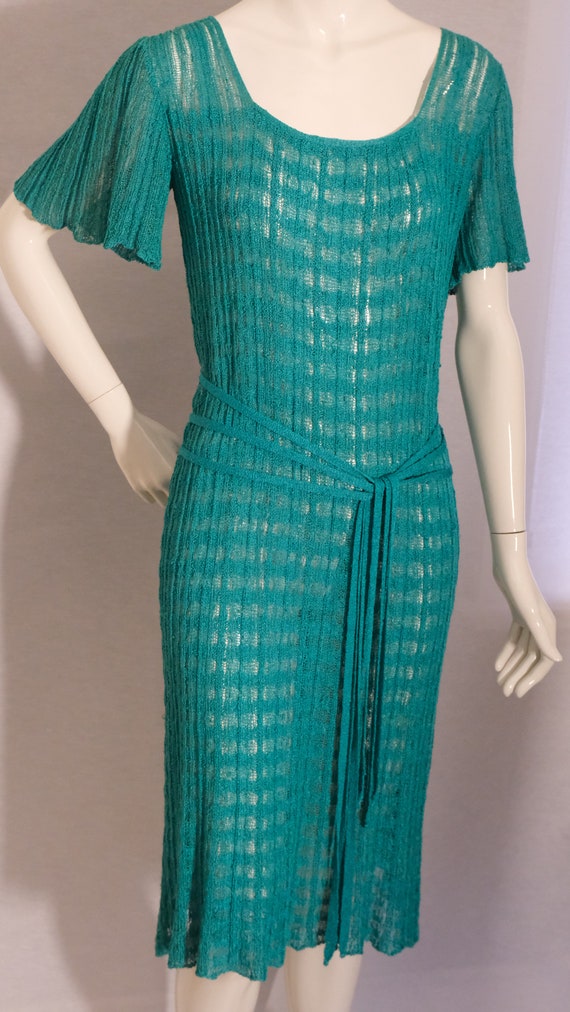 Mary Farrin vintage 1970s midi dress with butterf… - image 8