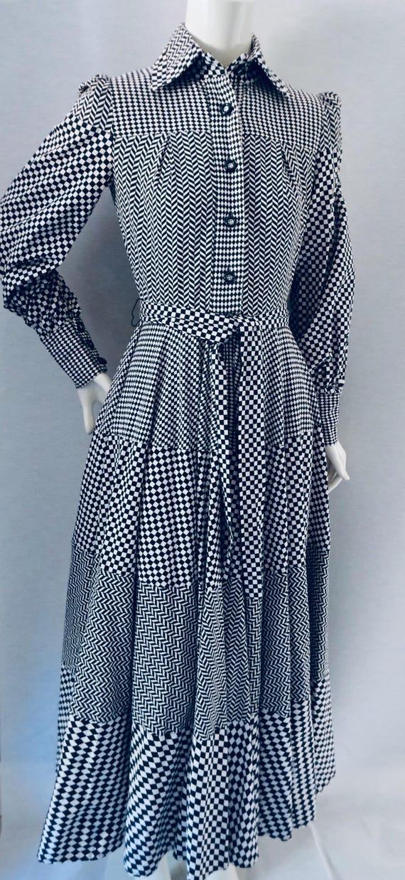 Vintage 1970s Rare Jean Varon John Bates Cotton C… - image 3