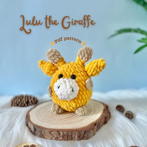Lulu the Giraffe Crochet Pattern | English Crochet Amigurumi Pattern | Baby Giraffe Crochet Pattern | Toy Amigurumi Pattern | Easy Tutorial