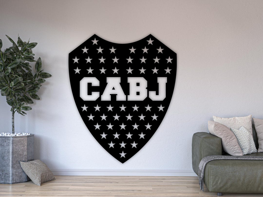 CA Boca Juniors Logo Svg, Boca Juniors Laser Cut, Boca Juniors Dxf ...