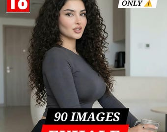 90 EXHALE, Immagini di fotografia curvy, Donna seducente, Scuro (File JPEG)