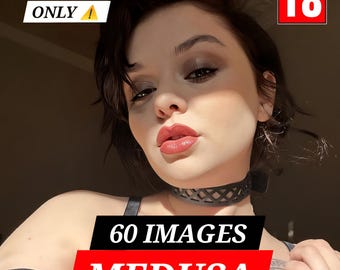 60 MEDUSA, Immagini di fotografia curvy, Donna seducente, Scuro (File JPEG)