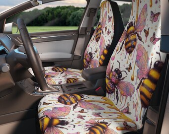 WZYWHJ Antique Bee Emblem Printing Car