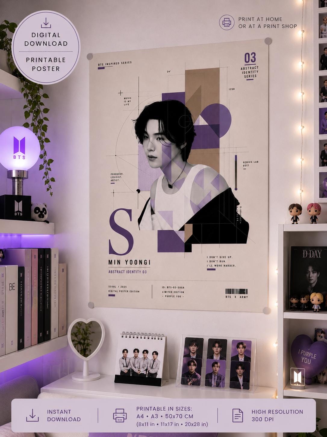 Suga Poster - Etsy