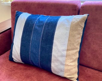 Handmade Denim Pillowcase Upcycling