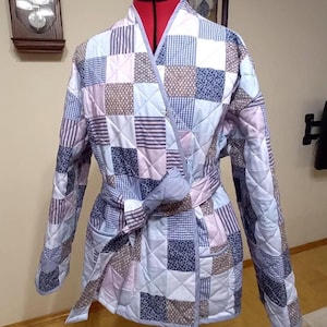 Reversible Handmade Patchwork Cotton Two-Way Jacket