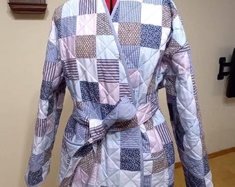 Reversible Handmade Patchwork Cotton Two-Way Jacket