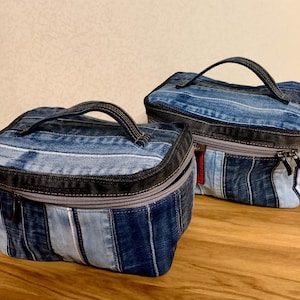 Einzigartige Patchwork Denim Organizer für Männer