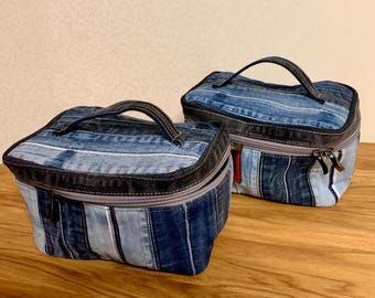 Unique Patchwork Denim Organizer for men