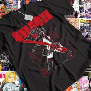 Unisex Kill La Kill Ryuko Matoi Anime T-Shirt, Manga Waifu Shirt Gift Tee T Shirt, Manga Shirt, Japan