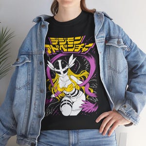 Metal Anime Manga T-Shirt, Japanese Cartoon Graphic Tee, Unisex Heavy Cotton Top, Cosplay Costume Shirt, Otaku Gift Apparel, Anime