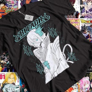 T-Shirt Anime Bleach - Rukia Kuchiki Pixel Art - Officiel, Coupe Classique