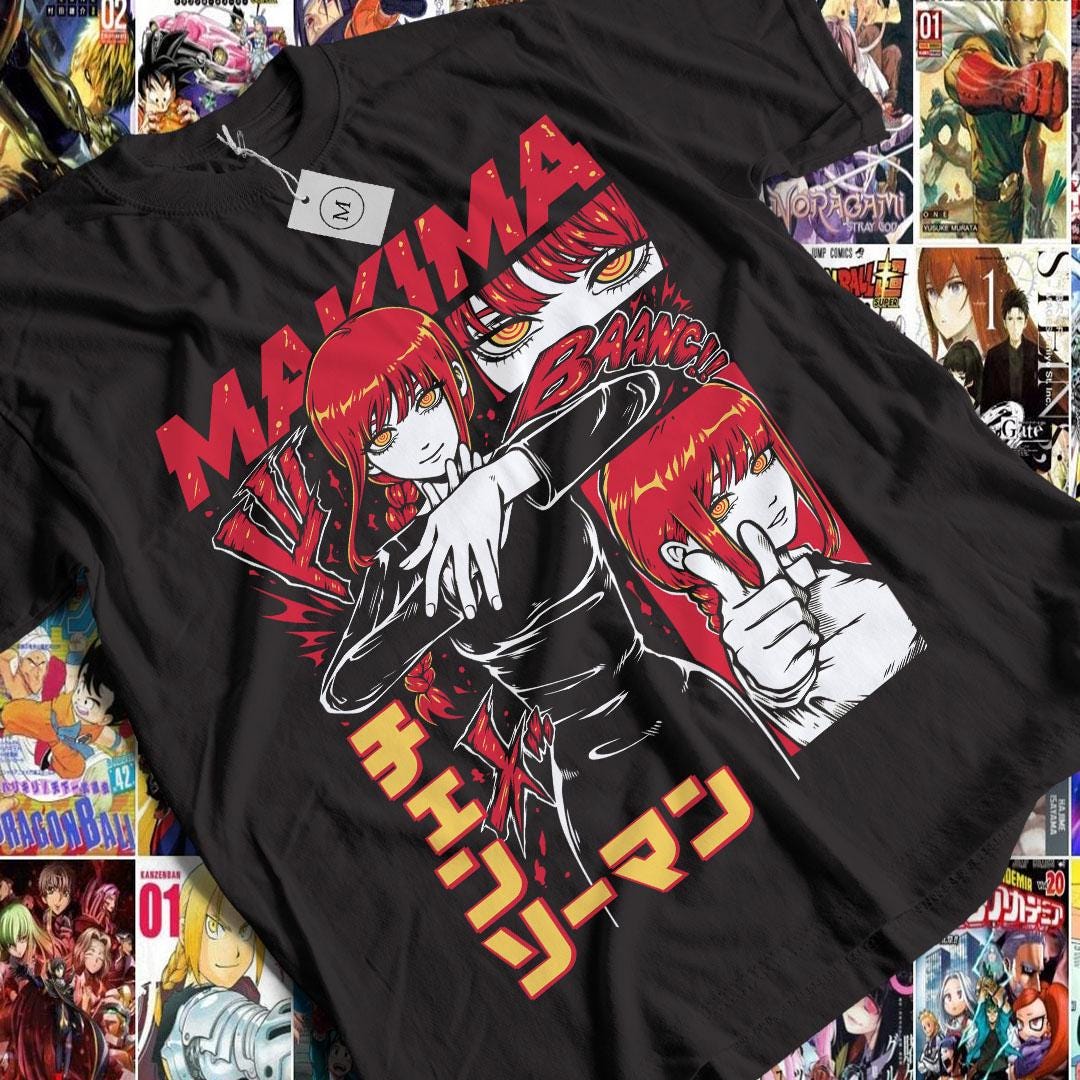 マキマ チェンソーマン Tシャツ XL vintage ヴィンテージ Tee マキマ チェンソーマン Tシャツ XL vintage ヴィンテージ Tee