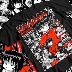 Shampoo Rumiko T-shirt Takahashi Ranma 12 Girl Kawai Funny Shirt , Gift For Women and Man