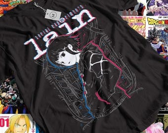 serial experiments lain ビンテージTシャツ 98 Serial Experiments Lain Black T-Shirt – Parallel