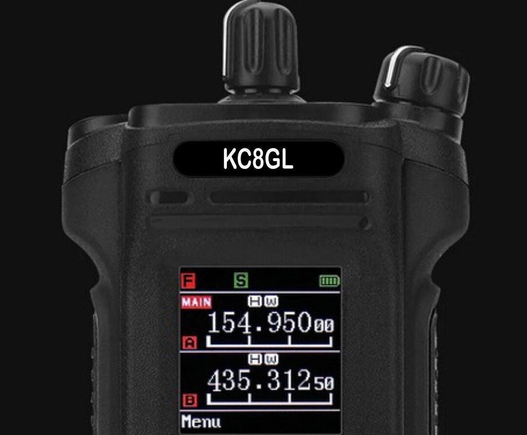 Hamgeek APX 8000 Custom Call Sign Laser Engraved Radio Label Stickers ...