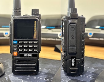 TIDRADIO H3 Plus Call Sign Laser Engraved Radio Label Stickers FRONT & SIDE