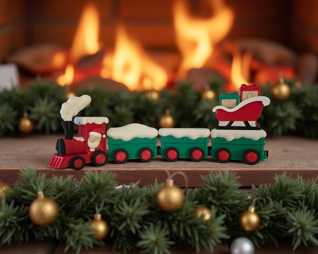 3D Printed Christmas Express Train Countdown - Etsy