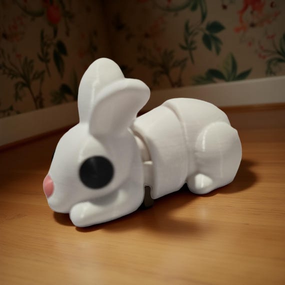 3D Printed Rabbit Flexi Fidget Toy
