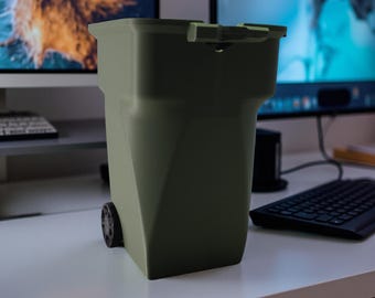 3D Printed Desktop Trash Can