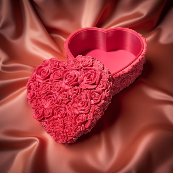 Heart-Shaped Rose Box