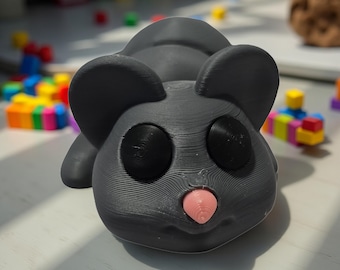 3D Printed Mouse Flexi Fidget Toy