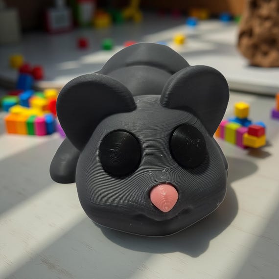 3D Printed Mouse Flexi Fidget Toy