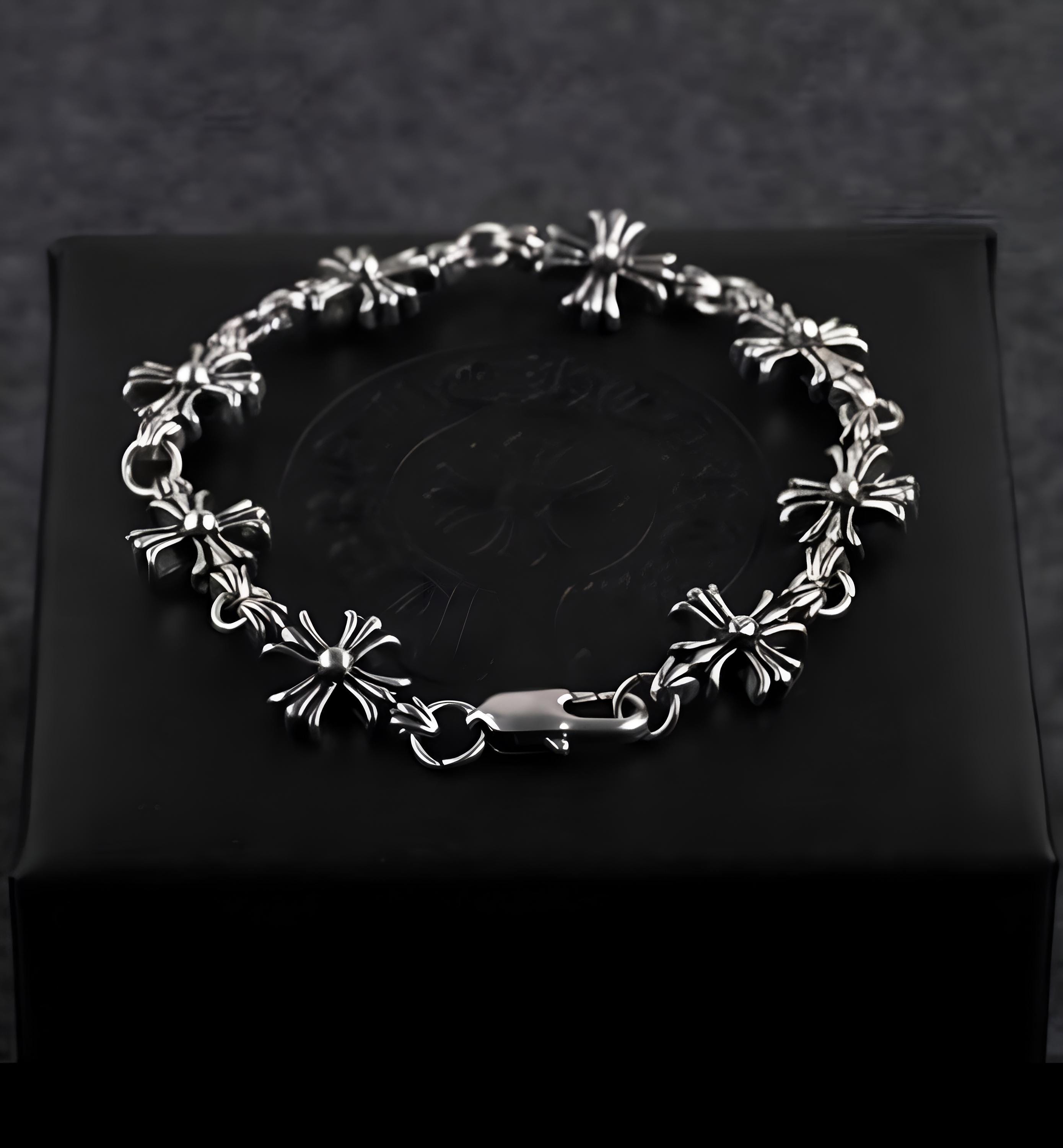 Chrome Hearts Cross Bracelet - Etsy