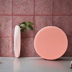 Espejo compacto pequeño con luz LED: espejo de maquillaje plegable con dos lados, espejo de bolsillo portátil para mujeres, mini espejo iluminado