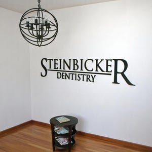 Letras de acrílico 3D personalizadas para parede – Placa com logotipo comercial, cenário para escritório, decoração publicitária para empresa, placa com letras à prova d'água