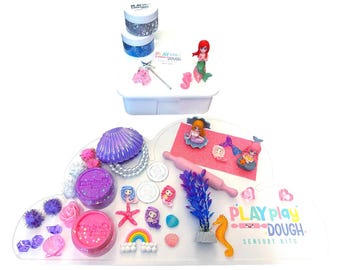 playdoh sensoriska kit, playdoh partygåvor deg sensoriskt kit, play doh, sensoriskt kit, barnlek, sensorisk lek, playdoh, play doh kit