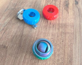 Fidget Spinner con giroscopio para llavero, archivo STL imprimible en 3D