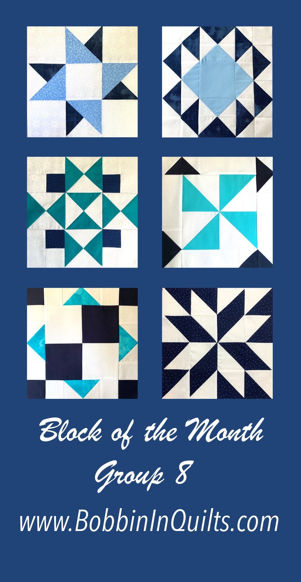 The How to Quilt Block of the Month - Group 8 With 6 Quilt Blocks- PDF ...