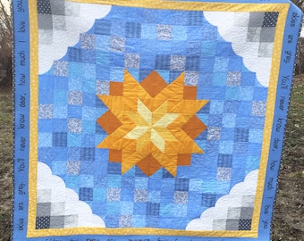 You Are My Sunshine Quilt Pattern - PDF Digital Download