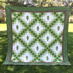 Irish Woodland Quilt Pattern PDF Digital Download image 1