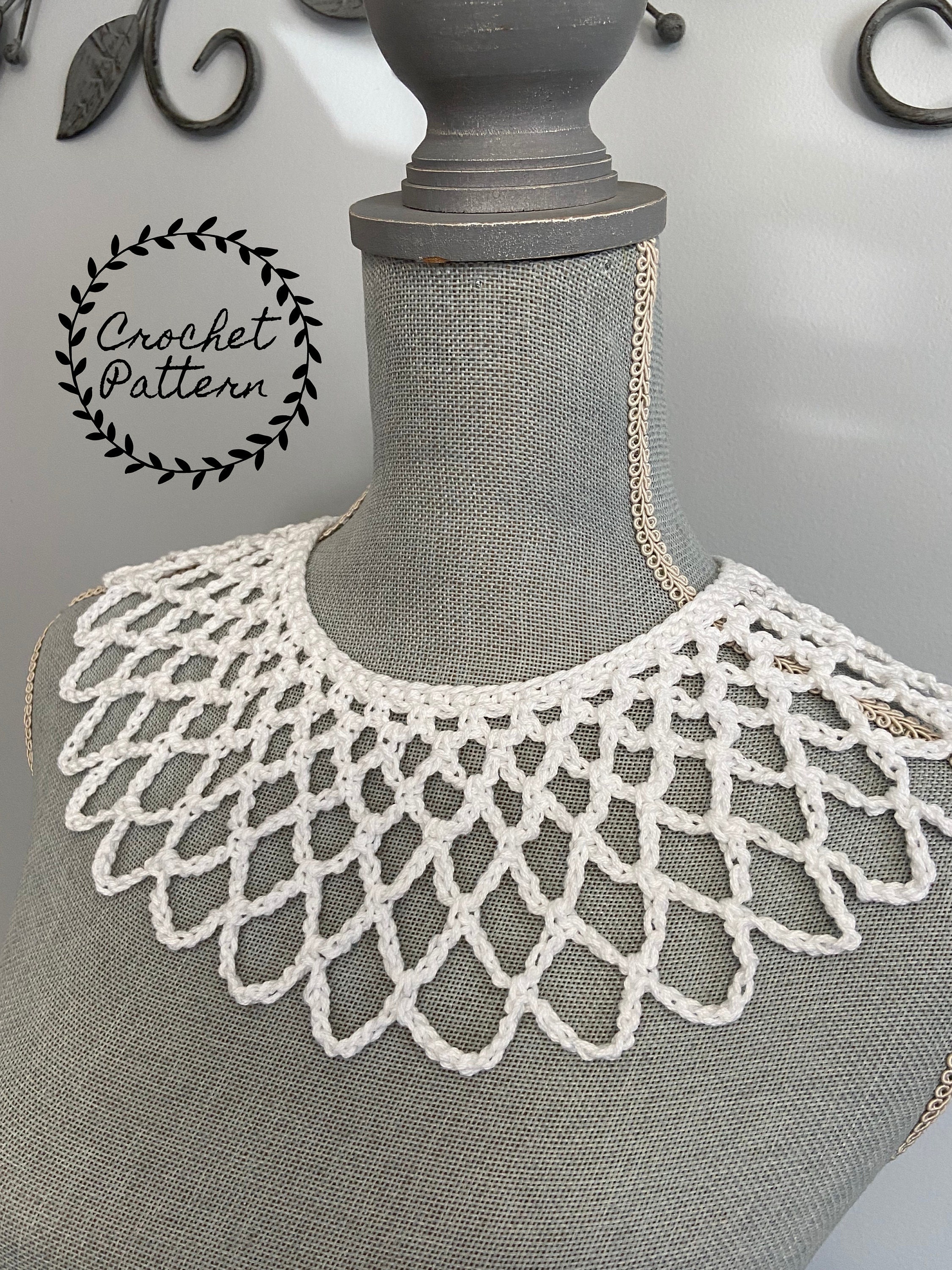 Rbg Collar Pattern Etsy