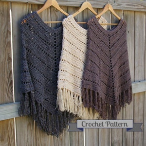 Crochet Pattern Boho Poncho Pattern, Crochet Poncho Pattern, Instant Download