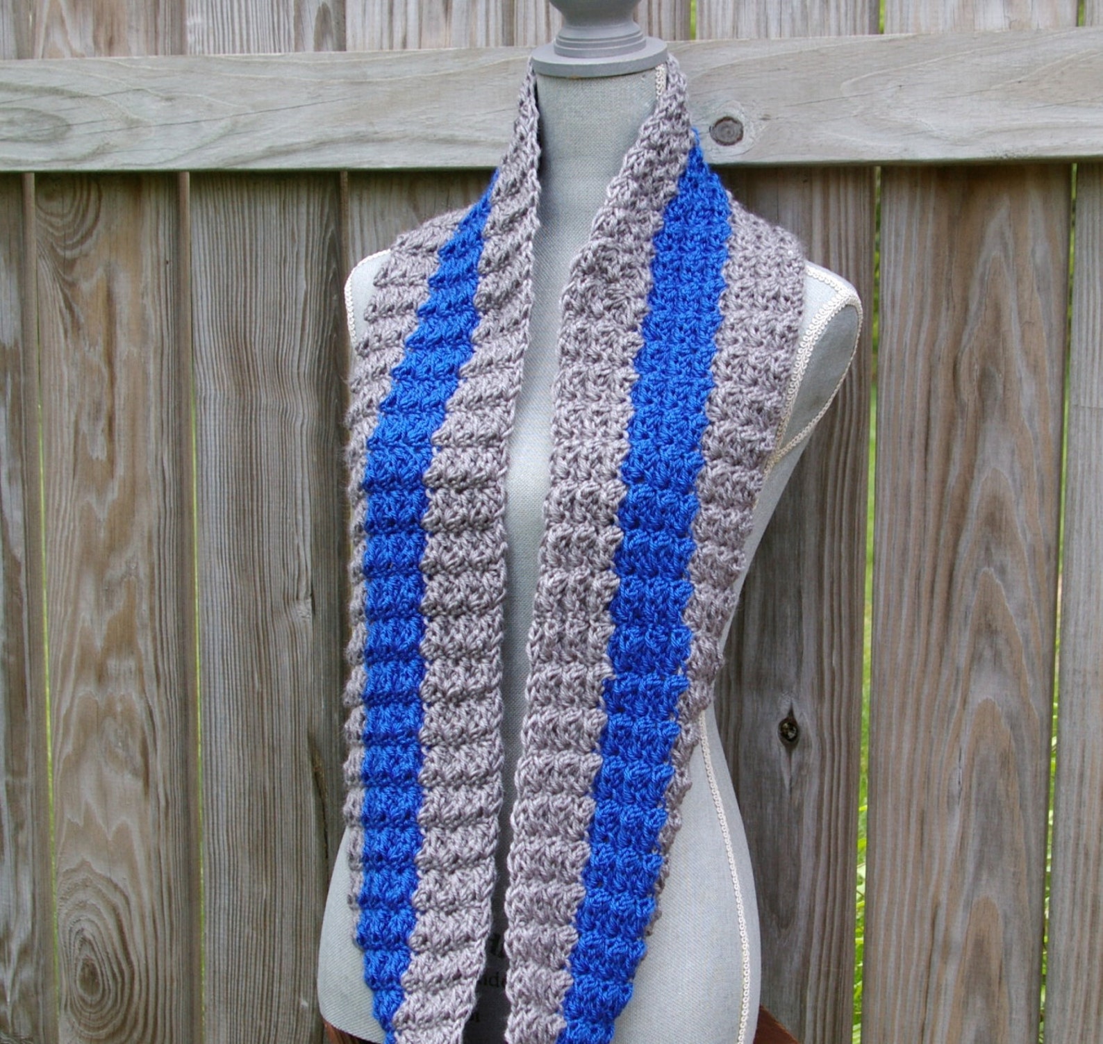 Instant Download Crochet Pattern Infinity Scarf Color Block - Etsy