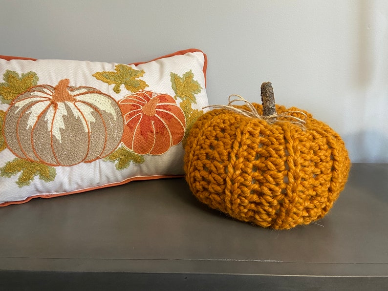 Large Chunky Pumpkins Crochet Pattern 2 Sizes image 4