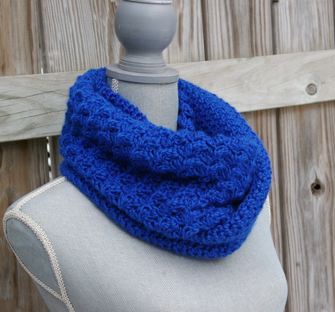 Crochet Pattern Infinity Scarf Pattern - Cowl Scarf Pattern - Circle ...