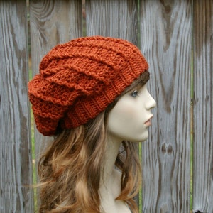 Crochet Pattern Slouchy Beanie, Slouchy Hat PDF Instant Download